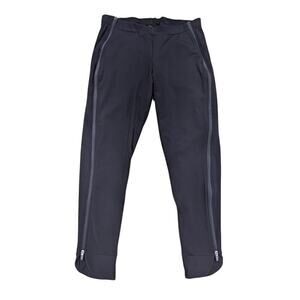 Rare Active Side Zipper Black Joggers Pants Womens Size Medium